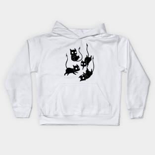 Demon Cats Kids Hoodie